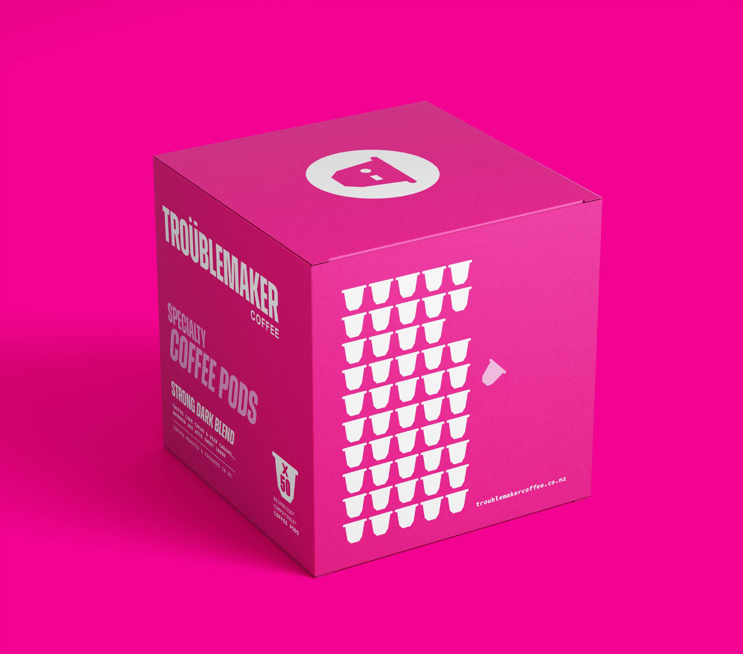 50 x Specialty Coffee Pods. DARK ROAST.